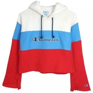 Vintage size Small cropped Champion pullover hoodie
